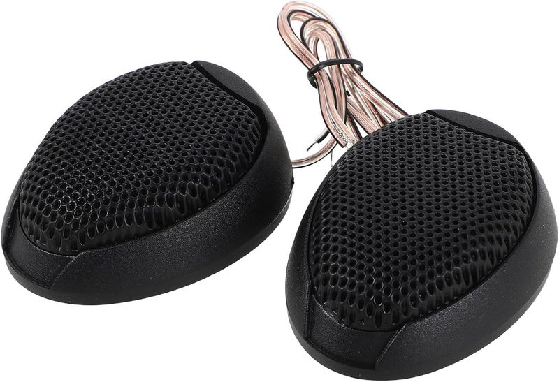 Car Stereo Dome Tweeter Speakers Compatible with Cars and Trucks