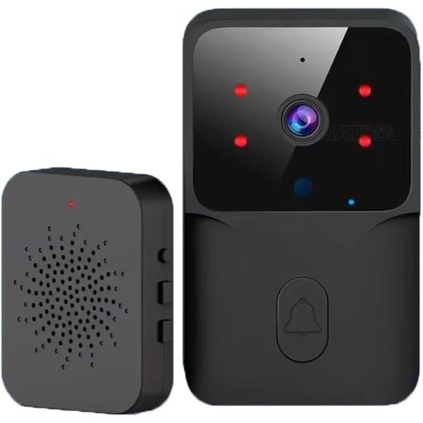Pro Smart WiFi Video Doorbell Camera with Night Vision, Water Resistant