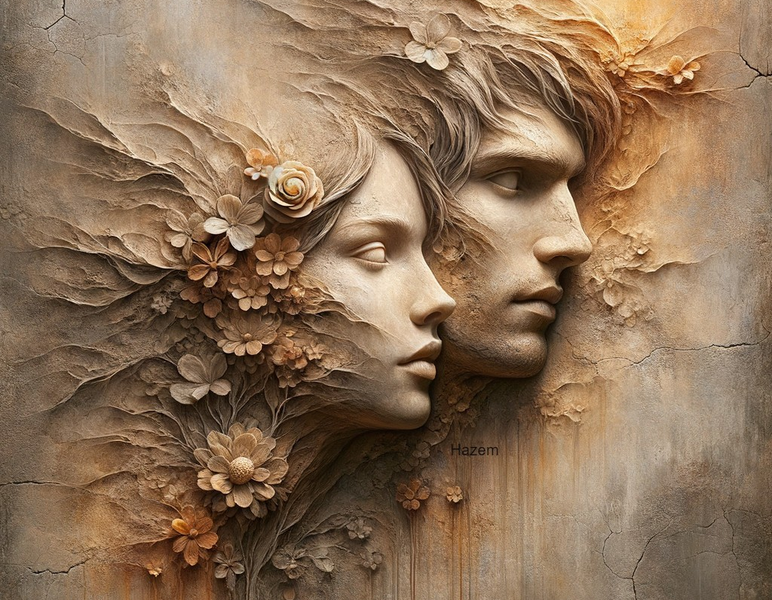 Canvas Wall Art Decor - Blended Love