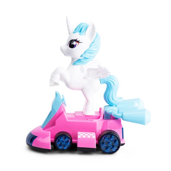 Flying Unicorn Light - 5D Light Show -Car - BPA Free Plastic - White &amp; Pink