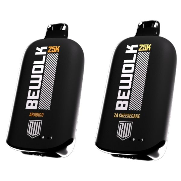 Bewolk 25000 Puffs Disposable Vape 20MG - Coffee &amp; Cake (Pack of 2)