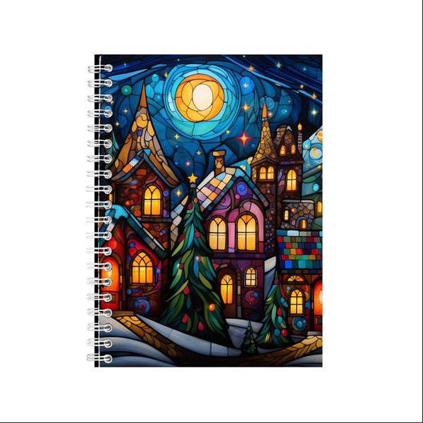 CHRISTMAS LIGHTS A5 Spiral Notebook Christmas Gift