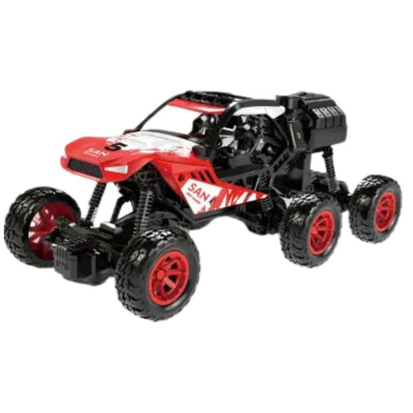 All terrain 6 Wheeler Cross Country RC Racer with Smoke effect. Ages 3+