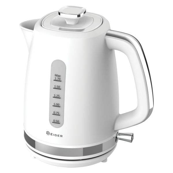 Eiger Retro 1.7L Cordless Kettle - Romana Series in White