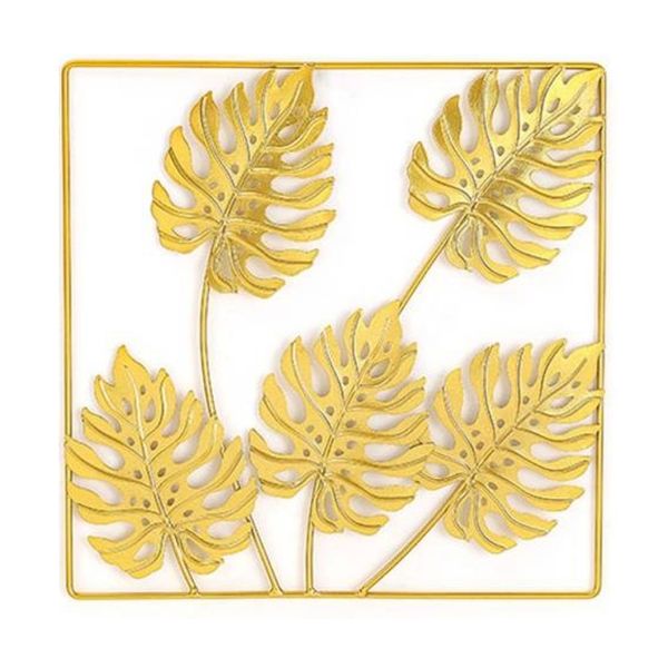Home Decor Artificial Gold Leaf Wall Hanging - Turtle (24cm)
