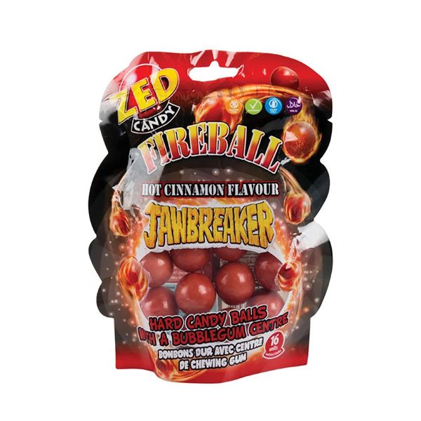 Bulk Pack x 24 Sweet Candy Jawbreaker Fireball 132g