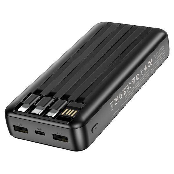 Borofone 5 Output &amp; 3 Input 20000mAh Fast Charging Power Bank - BJ20A