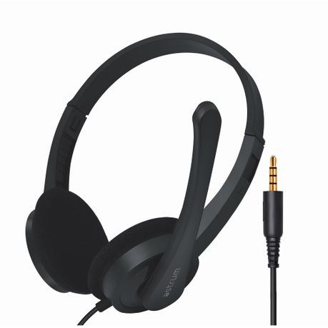 Astrum Over-Ear Wired Stereo Headset with Mic and 3.5mm Aux Jack - HS600 Image