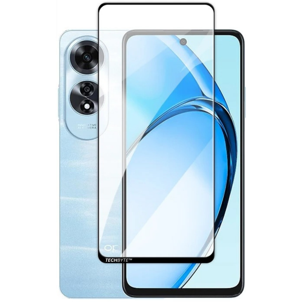 TechByte Premium Tempered Glass Screen Protector for Oppo A60 - (2024)