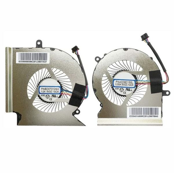 Replacement CPU+GPU Cooling Fan for MSI GL65 GE65 GP65 WE65 GL65