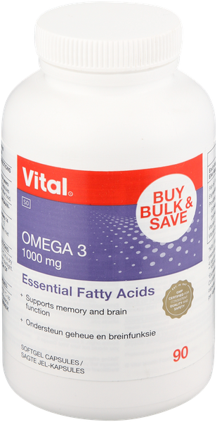 Vital Omega 3 1000 mg 90's