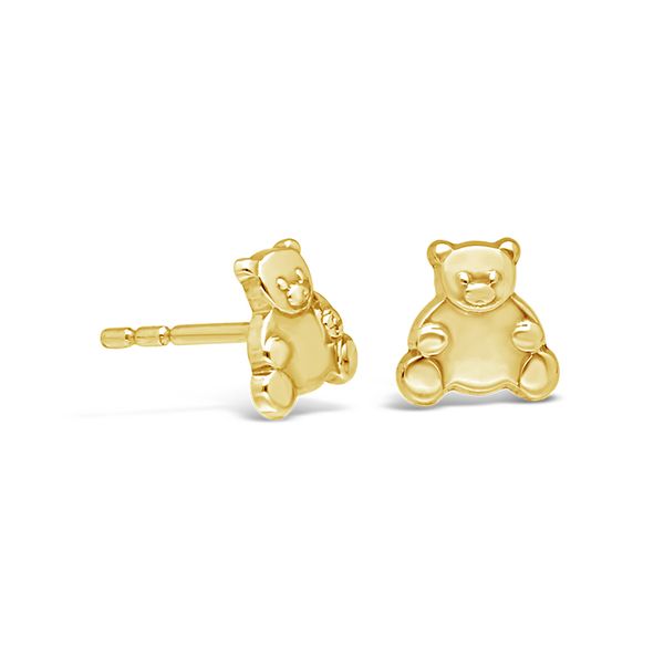 Broadway Jewellers - 9ct Yellow Gold Teddy Stud Earrings