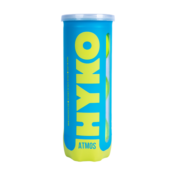 HYKO Atmos High Altitude Padel Balls - 3 Ball Tin