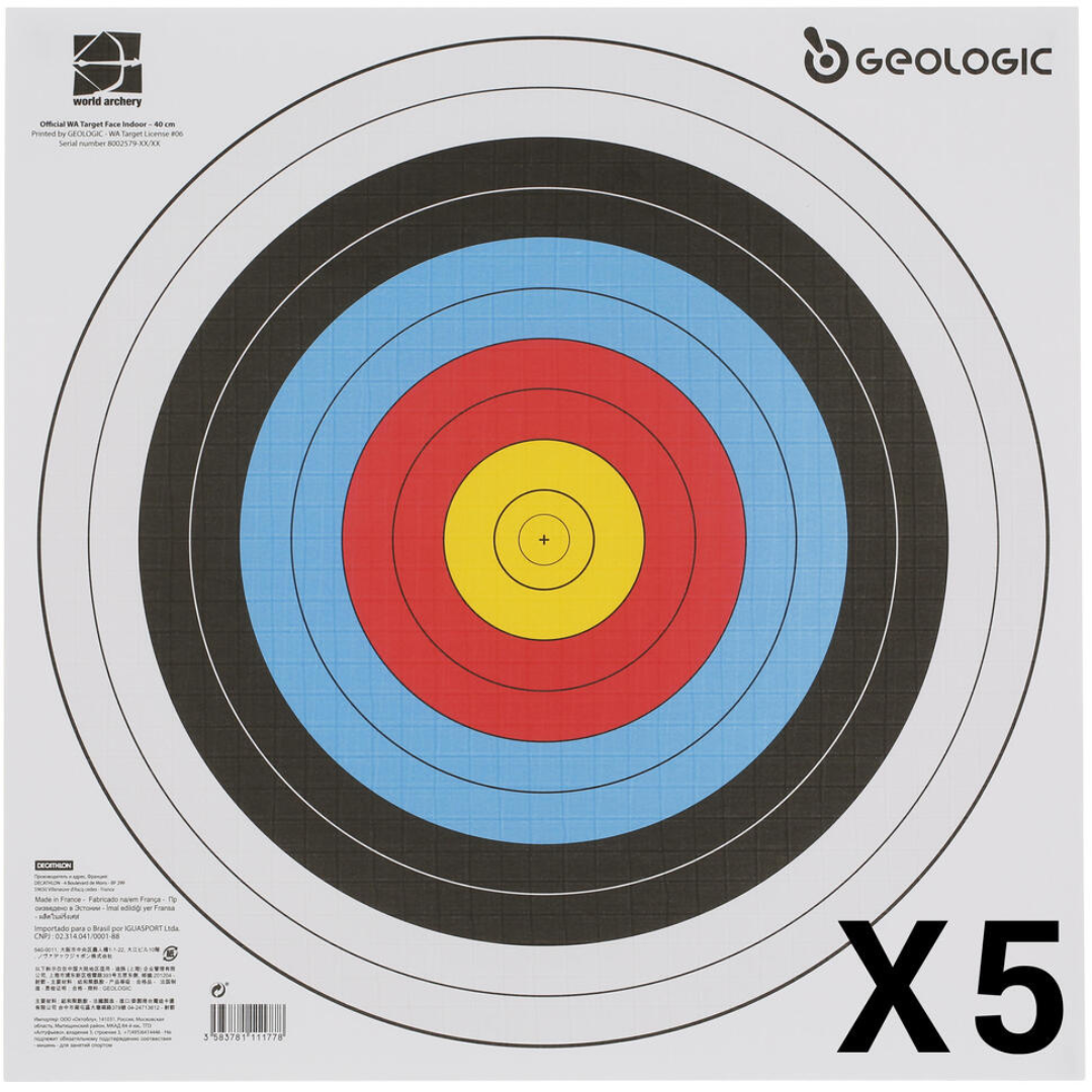 Geologic 5 Archery Target Faces 40x40
