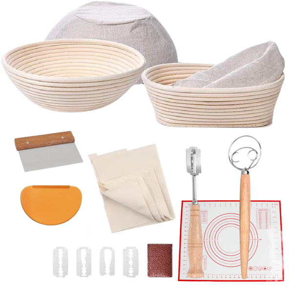 The Ultimate Bannaton Bread Proofing Kit -Perfect for Sour Dough Bread