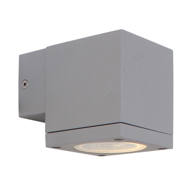 Eurolux - Kube Down or Up Only W/Light Silver