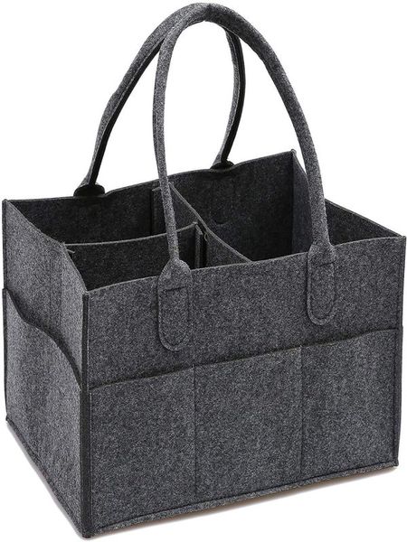 Baby Diaper Nappy Organizer -Dark Grey