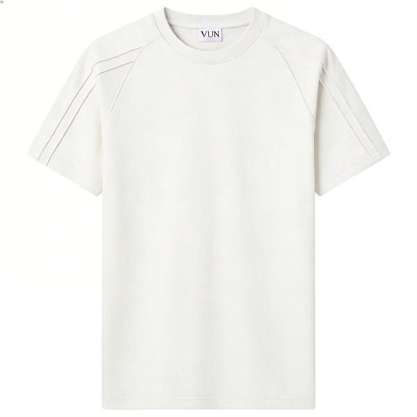 Men's Minimalist Crew Neck Short Sleeve T-Shirt - Casual Pullover Top