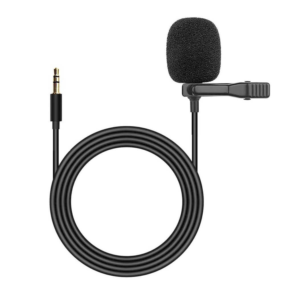 Lavalier Clip-On Noise Reduction Microphone | Car Radio, Streaming & More