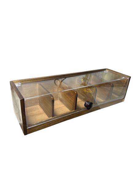 Bamboo Tea Bag Packaging Box-JC-321-Dark Brown