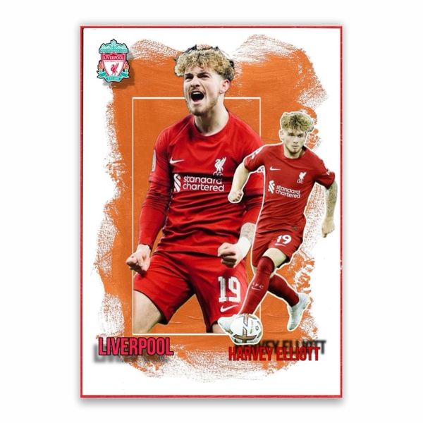 Harvey Elliot Liverpool Poster - A1
