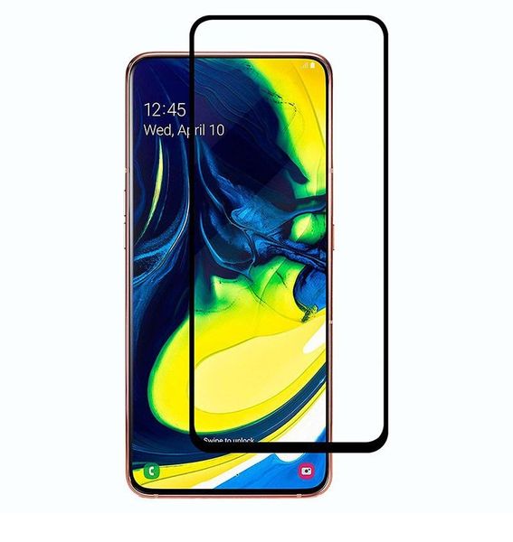 Tempered Glass for Samsung A71-Black