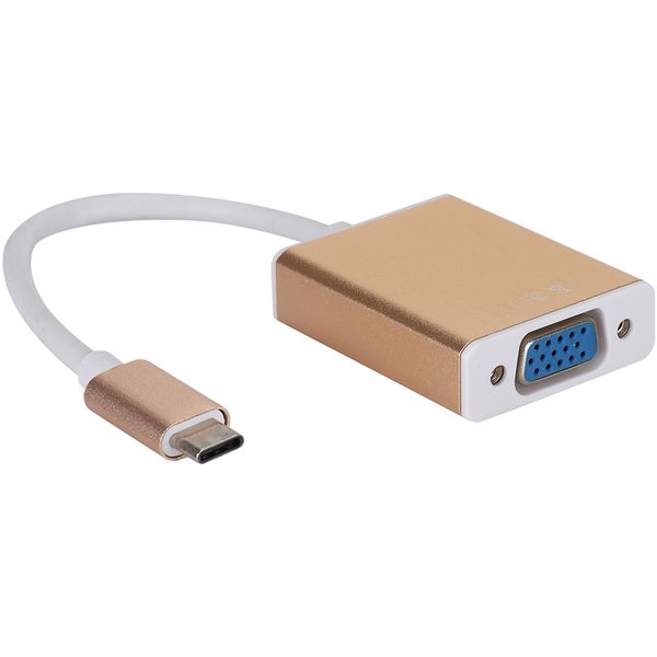 Type-C to VGA Adapter Gold