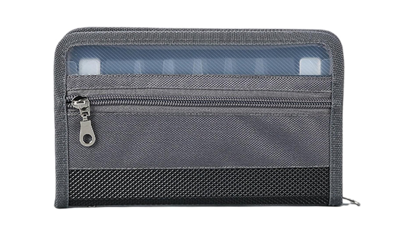 Accordion On-The-Go File - Business Card Organizer with Indexing