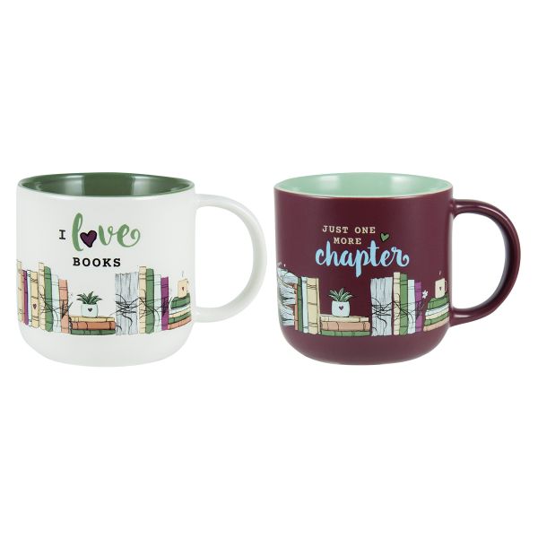 Mug Set - I Love Books - Two Piece