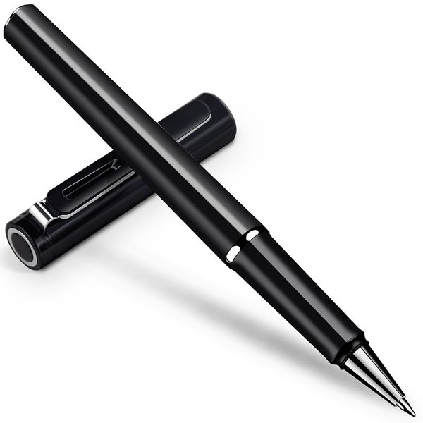 Deli Roller Pen 0.5mm Black Ink Solid Black in Gift Box
