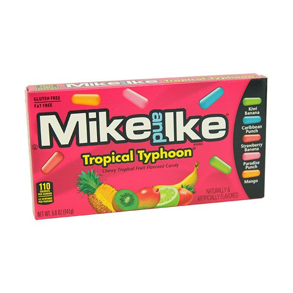 Mike &amp; Ike Video Box Tropical Typhoon 2 x 141g