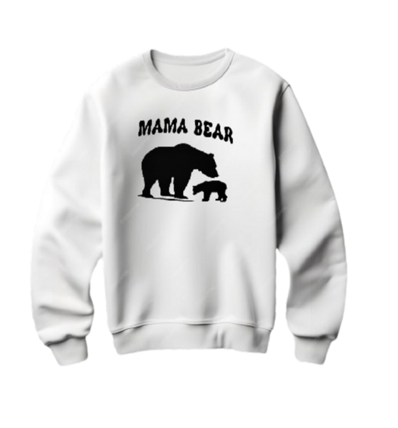 Mother Bear Sweatshirt - Medium - White