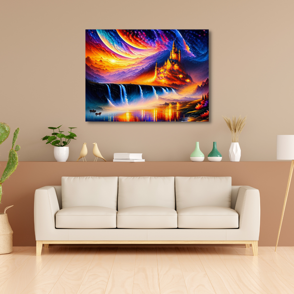 Canvas Wall Art - Castle In The Sky