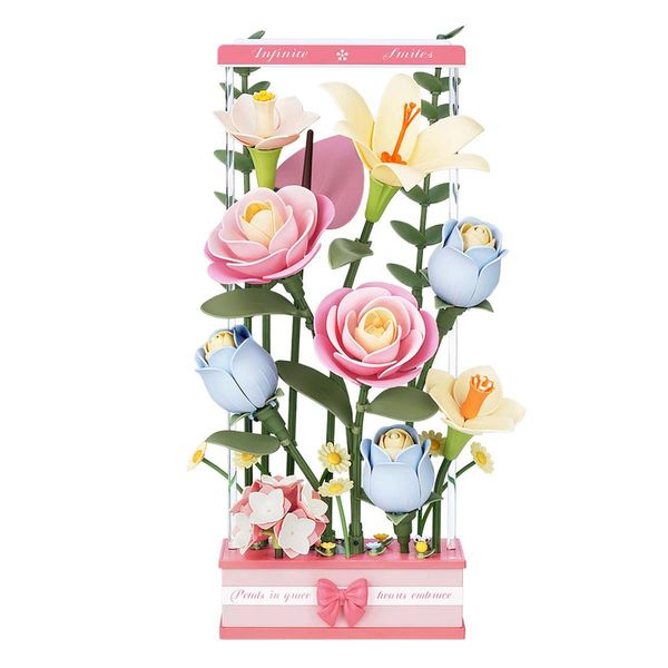 ROKR Blooming Bouquet Box DIY 3D Puzzle