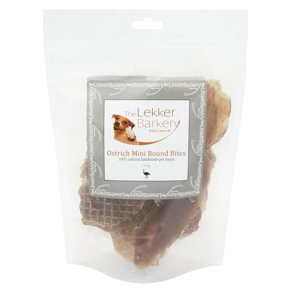 Lekker Barkery Ostrich mini round bites