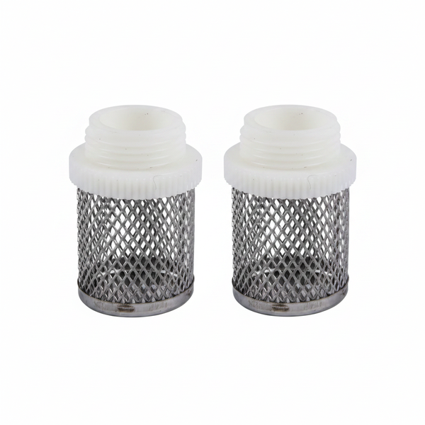 Torrenti 50mm Valve Foot Strainer for Centrifugal Water Pumps - 2 Pack