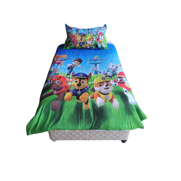 Paw Patrol 3D Printed Single Bed Duvet Cover