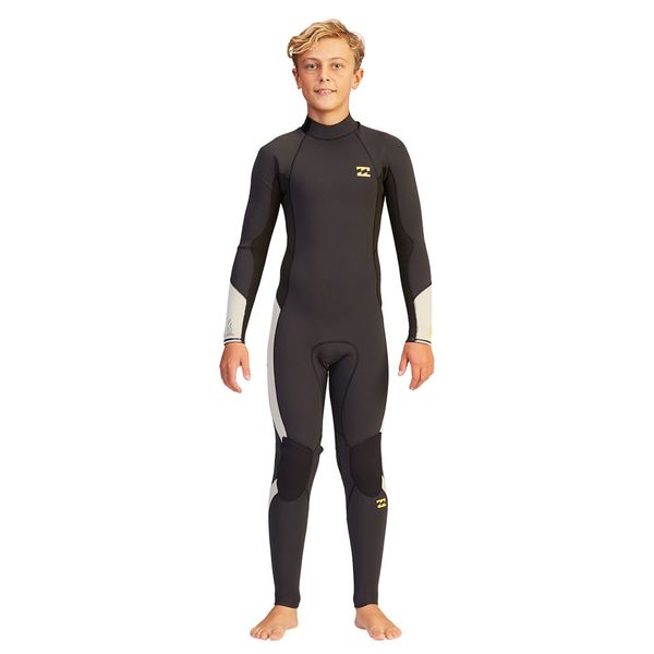 Billabong Boys 3/2mm Absolute Back Zip Fullsuit - Black