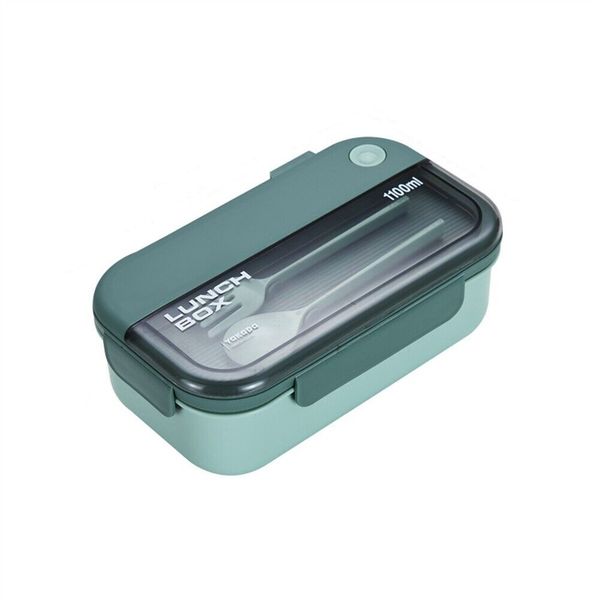 Rectangular Lunch Box with Cutlery - 1100ml