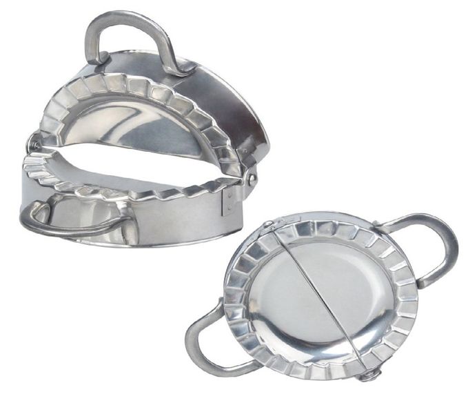 Stainless Steel Dough Press Maker Dumpling Pie Ravioli Making Mold Set of 2