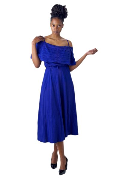 OFF- Shoulder Cowl Dress by Exodus factroy