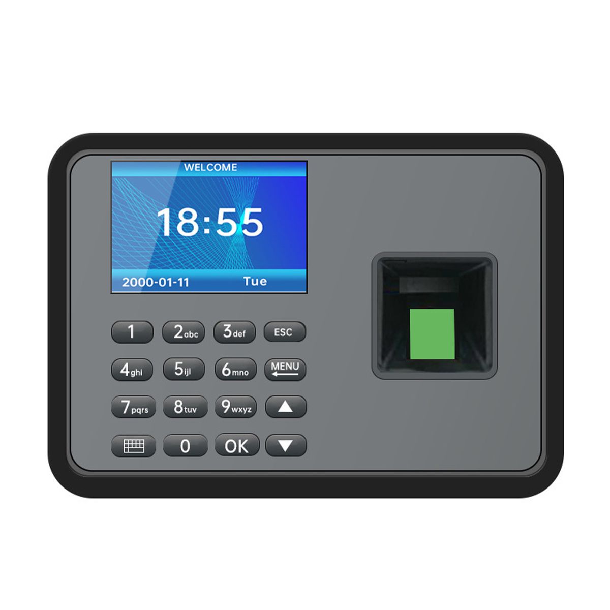 Fingerprint Time Clock Intelligent Password Attendance Machine Time System
