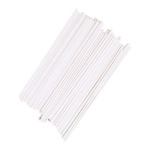 50 Piece - Natural Fiber Reed Diffuser Sticks - White