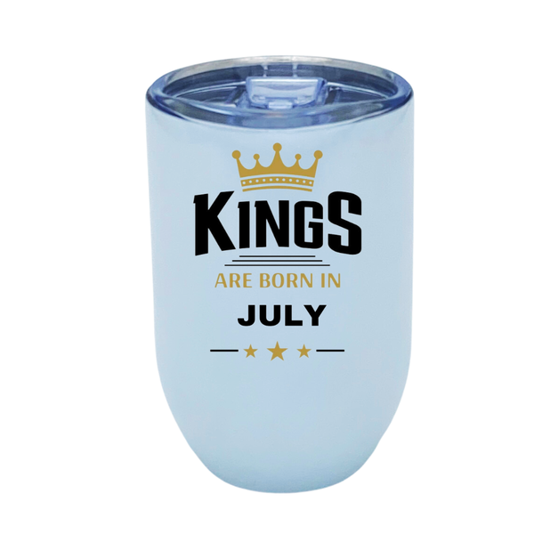Stainless Steel Travel Mugs - Kings are Born in July