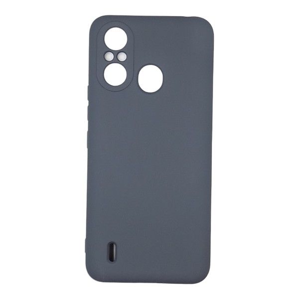 Bumper Case compatible with Itel A49, A58, A58 Pro - Dark Grey