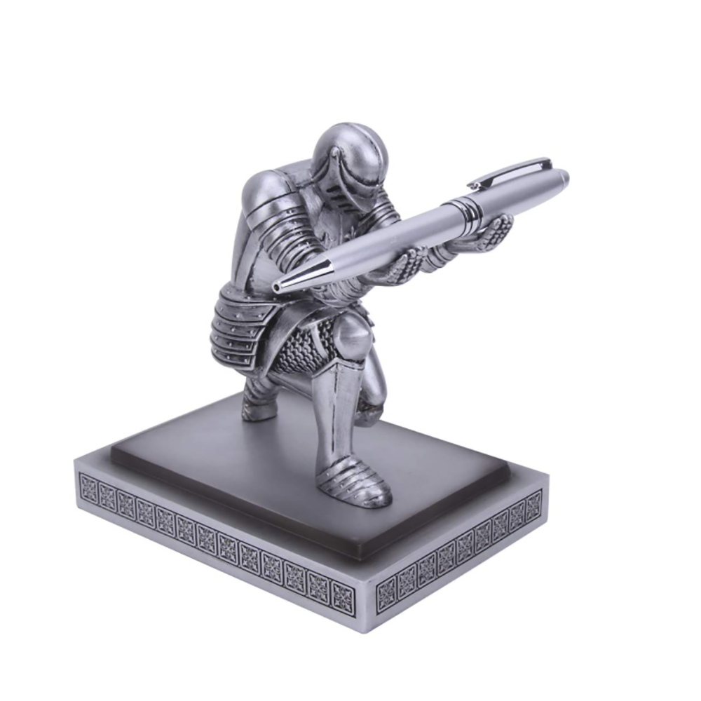 Knight Pen Holder with a Cool Pen for Office and Home