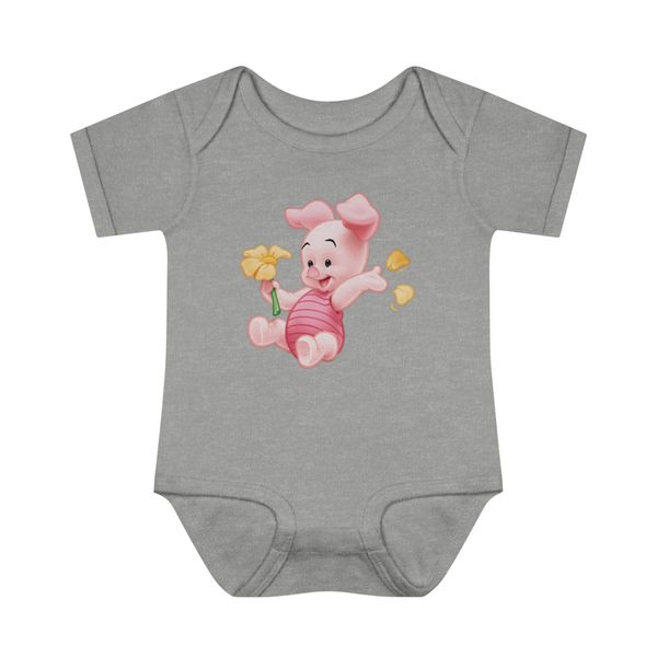 Piglet Baby Grow - Long Sleeve