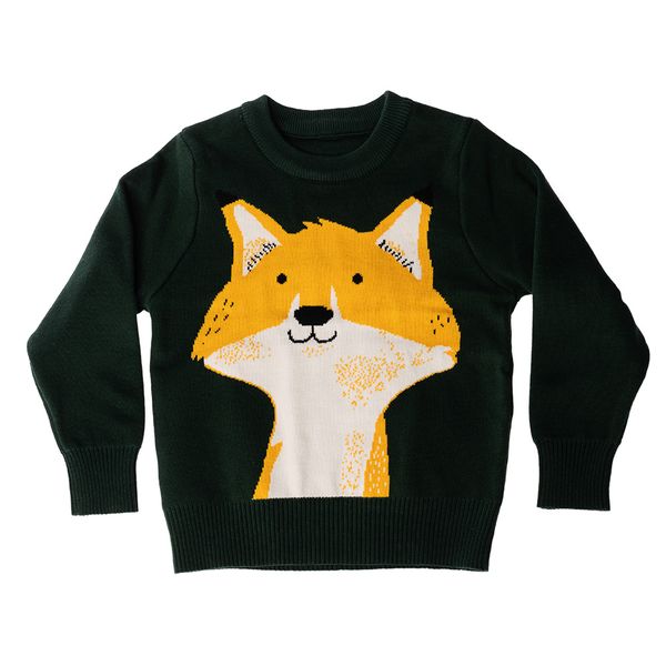 All Heart Fox Print Sweater