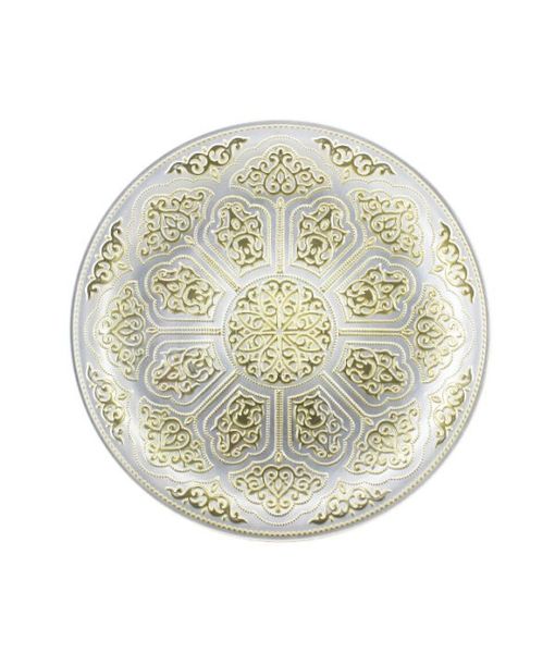 Irena Plate Topkapi 35cm Pearl &amp; Gold