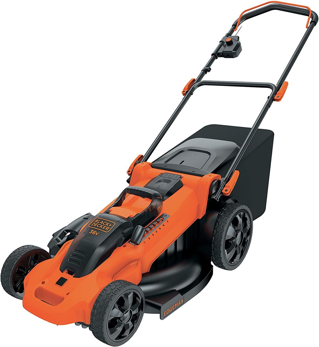 BLACK+DECKER 36V Cordless Lawn Mower, 48 CM, Autosense, + 2x2Ah Batteries